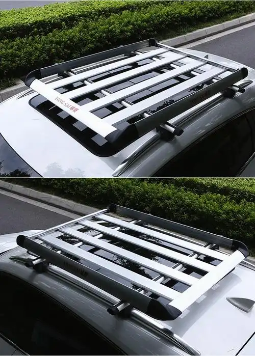 适用于汽车车顶行李架单层通用suv越野车专用车载车顶货架筐行李框 1*