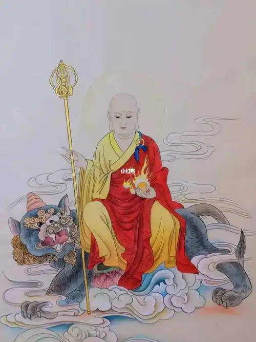 最近完成的地藏王菩萨和坐骑谛听