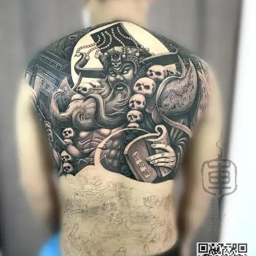 满背阎王 判官_纹身吧社区 - 纹身大咖