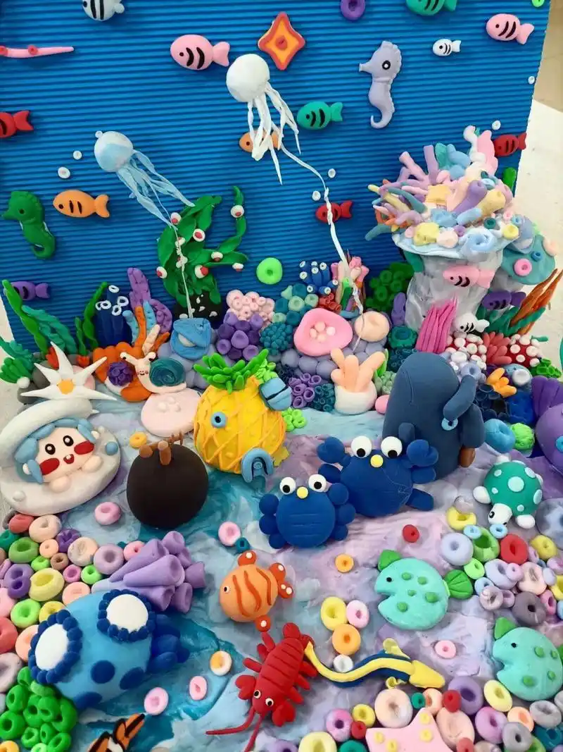 手工超轻粘土《海底世界》