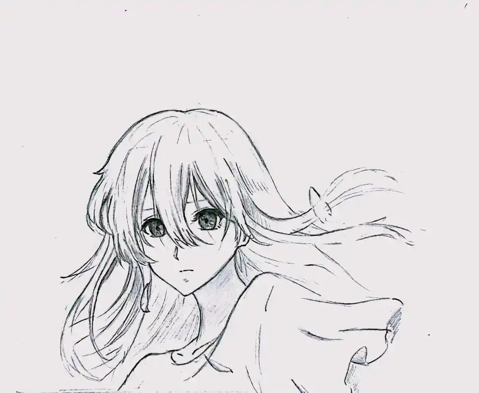 紫罗兰永恒花园#薇尔莉特#手绘#瞎画#画渣日常 - 抖音