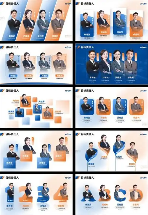 保姆级教程这一页人物介绍ppt一口气肝了10个排版