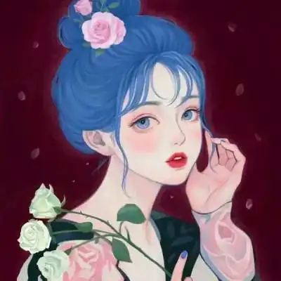 优质手绘头像女 高清好看的微信头像手绘女生图片_女生动漫头像_头像