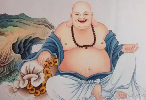 大肚能容笑口常开大年初一恭迎弥勒菩萨圣诞