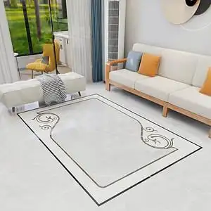 现代简约客厅拼花地砖750x1500定制入户玄关餐厅过道走廊瓷砖拼图