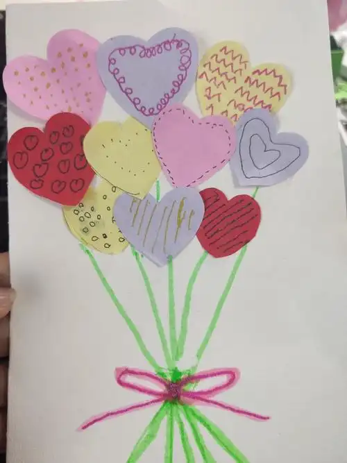 《我的爱心卡》阶段作业欣赏