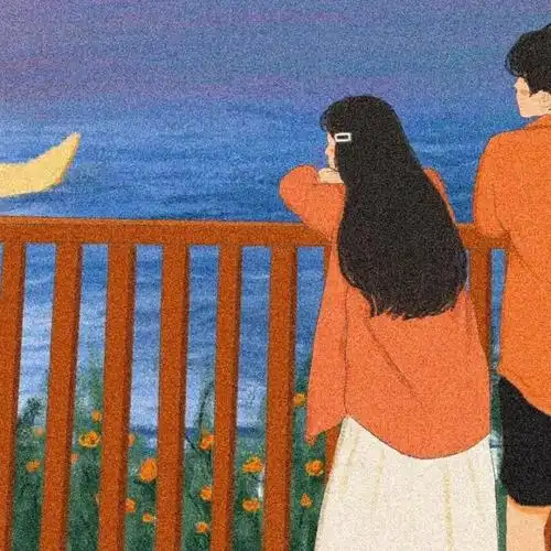 一些简简单单的手绘情侣头像