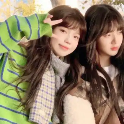 闺蜜头像超甜粉嫩