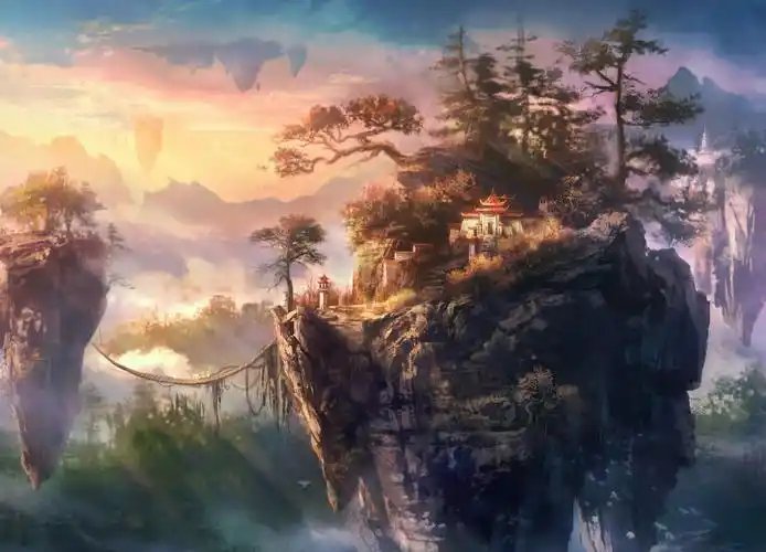 修仙上神仙境山重水复疑无路,柳暗花明又一村故乡的原风景海岸星空