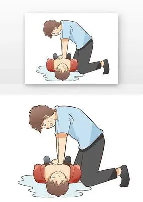 溺水救助人物元素图片_手绘卡通设计图片_11张设计图片_红动中国