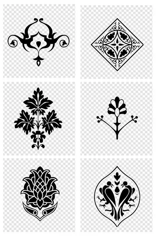 欧式花纹花边图案装饰