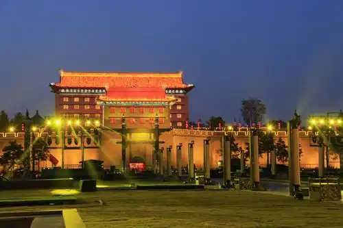 2018年10月4日晚西安南门灯光秀上篇