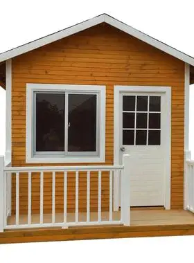 小木屋庭院别墅户外组装景区防腐木移动售货亭简易木房子乡村民宿