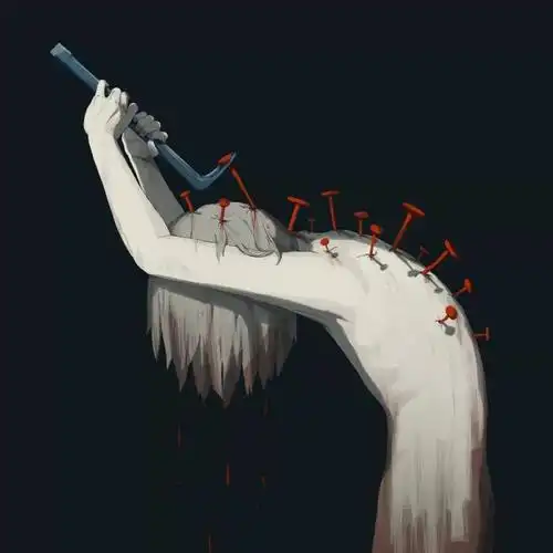 黑暗预警!胆小勿入!隐藏了很多暗黑信息的日系插画,揭露社会人的心声.