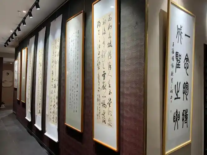 鲍宗献书法作品展在镇海区展厅联盟新单位隐庐开展