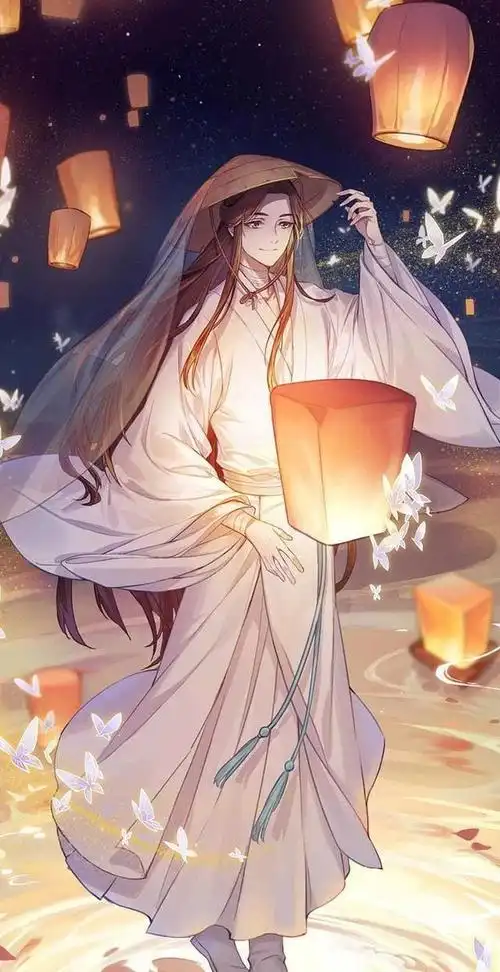 在谢怜十七岁的时候,于一次上元祭天游中接住了从