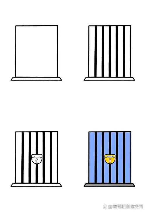 🖌️囚牢简笔画🔒