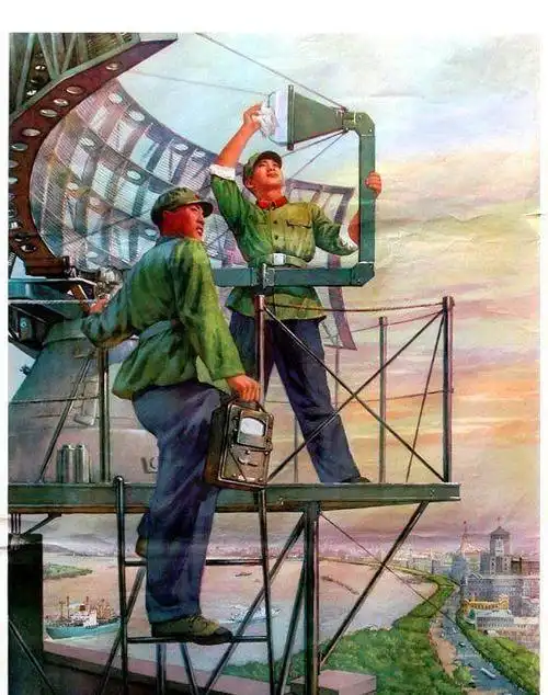 70年代红色宣传画 随时准备歼灭入侵之敌 那个斗志昂扬的年代_网易订