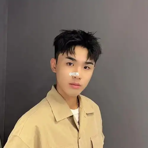 男生嘻哈风格前刺钢夹烫