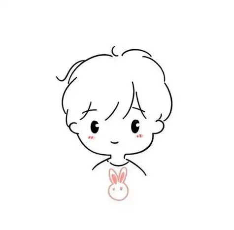 可爱小男孩简笔画手帐q版男生q版卡通头像简笔画图片超可爱的萌萌男生