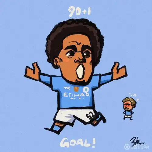 曼城伤停补时反超比分德布劳内大师级助攻小将鲍勃