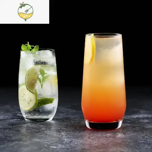 yicheng莫吉托杯鸡尾酒杯ins风饮料杯长饮杯果酒柯林杯慕斯杯创意玻璃