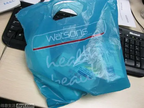 受得鸟···屈臣氏连塑料袋都涨价.有图有真相!