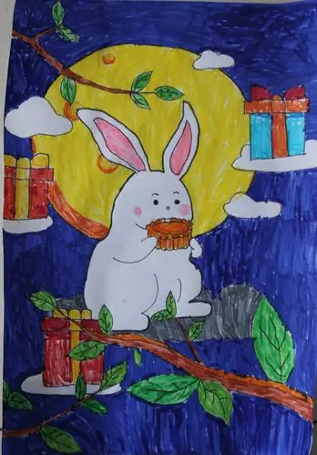 巧手绘斑斓 寄情献祖国---长春文庙小学书画节之绘画作品展