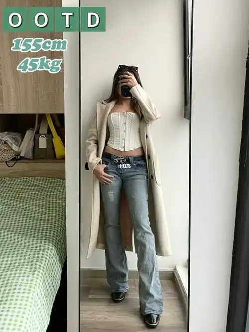 155cm小个子美到哇塞长外套显高显瘦绝了