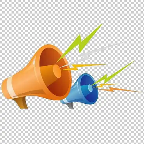 喇叭_扩音喇叭素材【高清png素材】