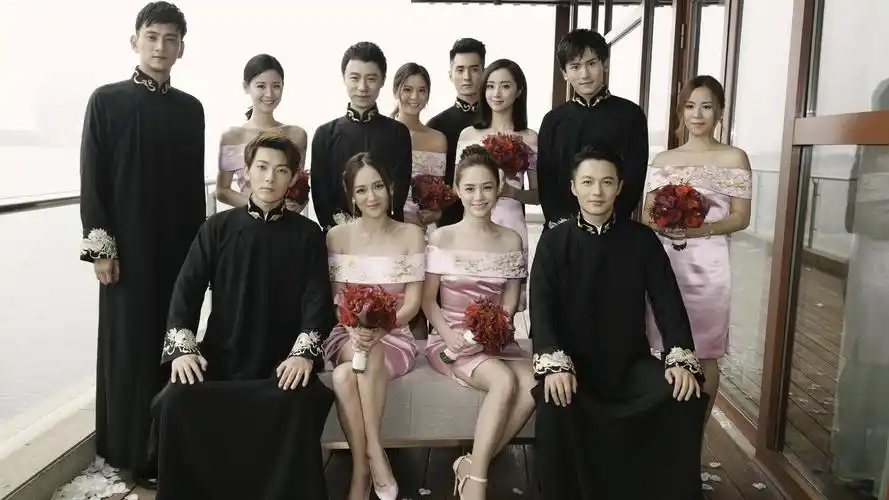 陈妍希陈晓伴娘团伴郎团宽屏壁纸壁纸图片