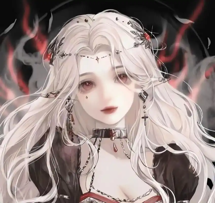 暗黑风霸气女头像