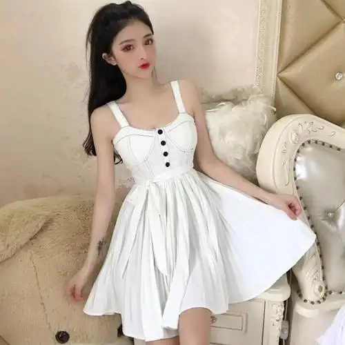 特价抹胸吊带裙 夏季