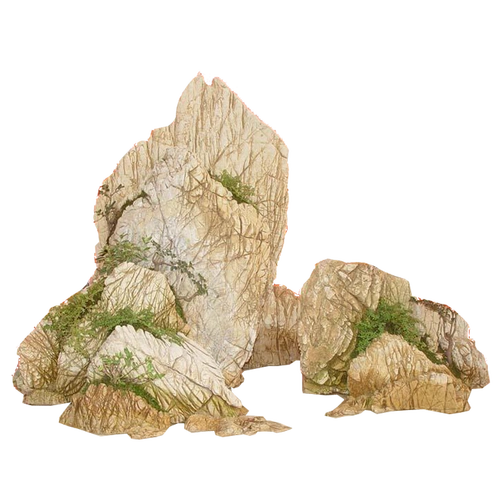 奇山礁石免抠png透明素材图片