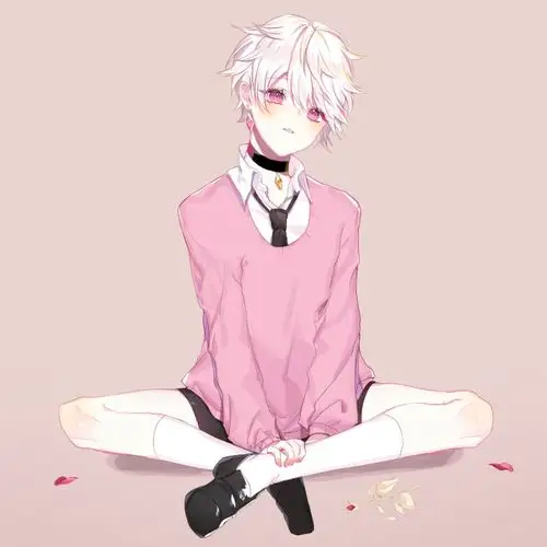 粉色美女帅气头像