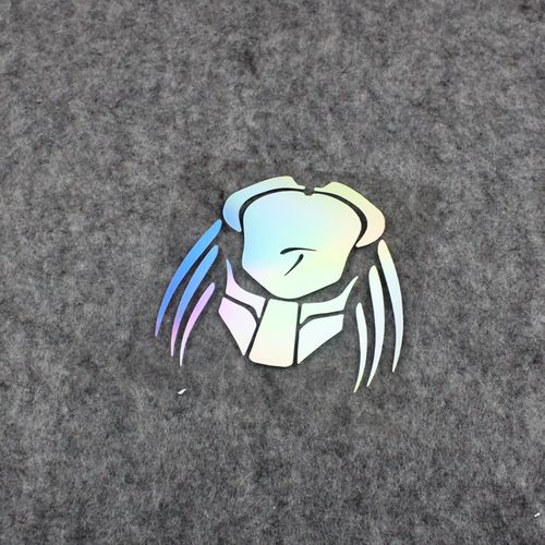 经典影视铁血战士头像标志logo汽车电动车电脑箱包镂空雕刻贴纸