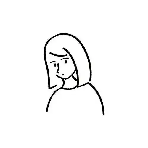 张做头像呢一些简约的手绘线条头像将极简风格进行到底勾勒出可爱图案