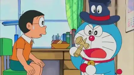 哆啦a梦:哆啦a梦挑战剑球,关键时刻成功了,铜锣烧变两倍