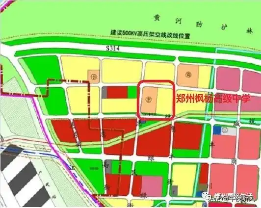 在4月份,惠济区人民政府与郑州枫杨高级中学还举行了用地签约仪式