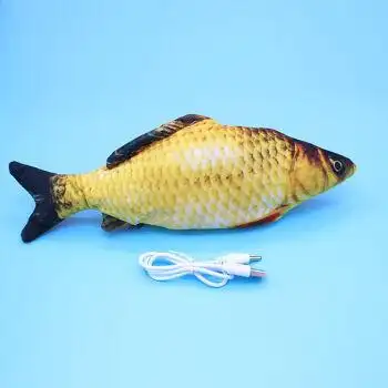 哄睡神器拍拍鱼 玩具鱼仿真电动可遥控拍就会跳跳鱼玩具抖音毛绒男孩