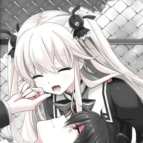 情侣动漫头像情头二次元抱宠情头ks