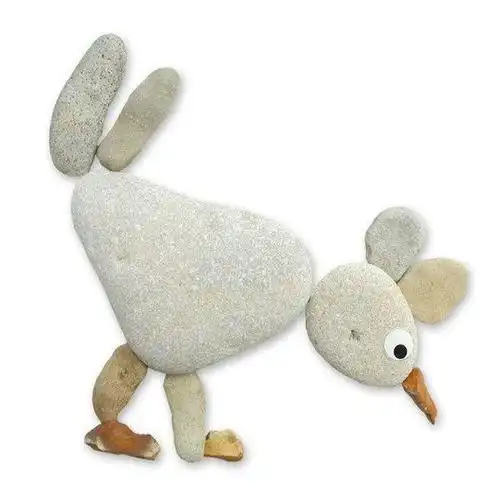 鹅卵石随处可见,但摆出的造型你见过吗?