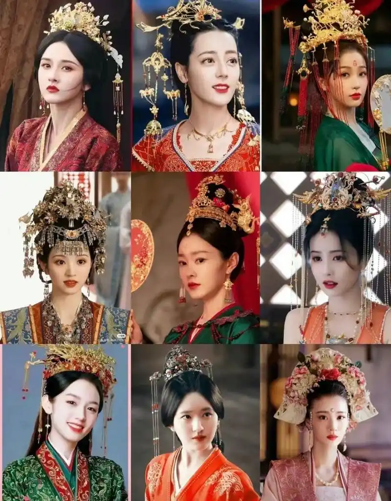 女明星古装大婚造型,谁是最美新娘