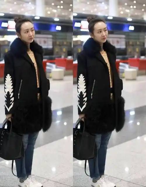 王鸥的素颜太干净了,就算丸子头看着有点"炸毛",但依旧有气质_造型