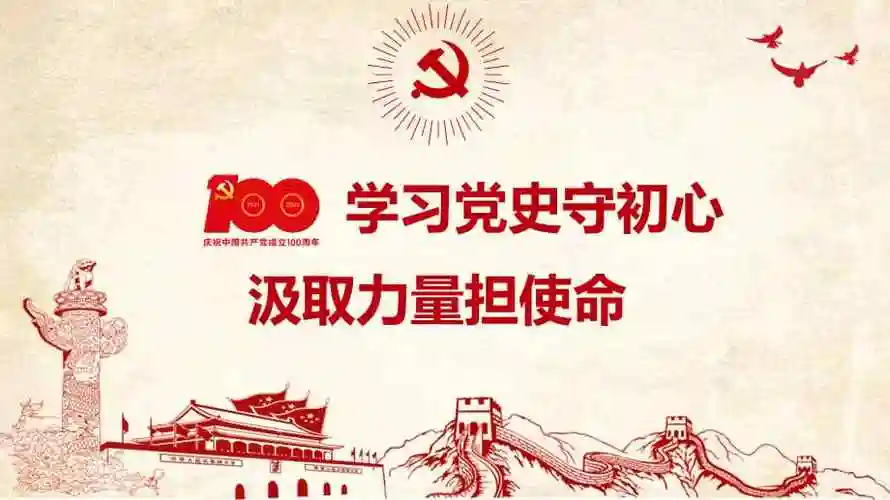 学习党史守初心汲取力量担使命专题党课ppt.pptx
