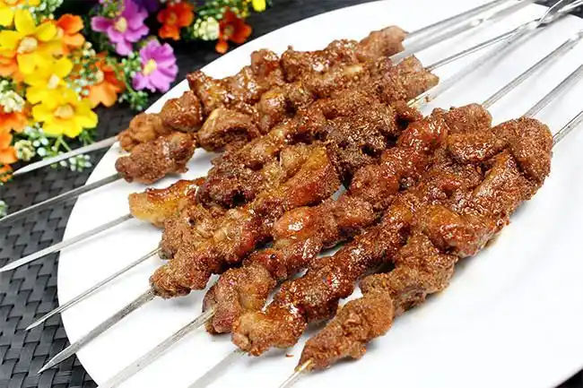 羊肉串烧烤美食菜品图片-高清图片-百图汇设计素材