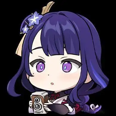 原神雷电将军q萌头像