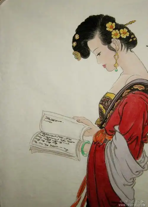 唯美古代〔仕女图〕--娄欣云工笔人人物画