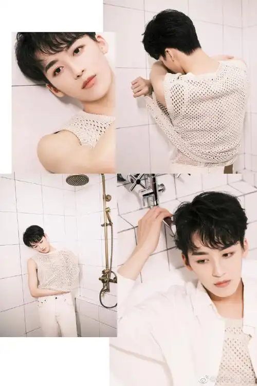 手臂肌肉线条96#何洛洛的胸肌照没胸肌#@何洛洛_ning