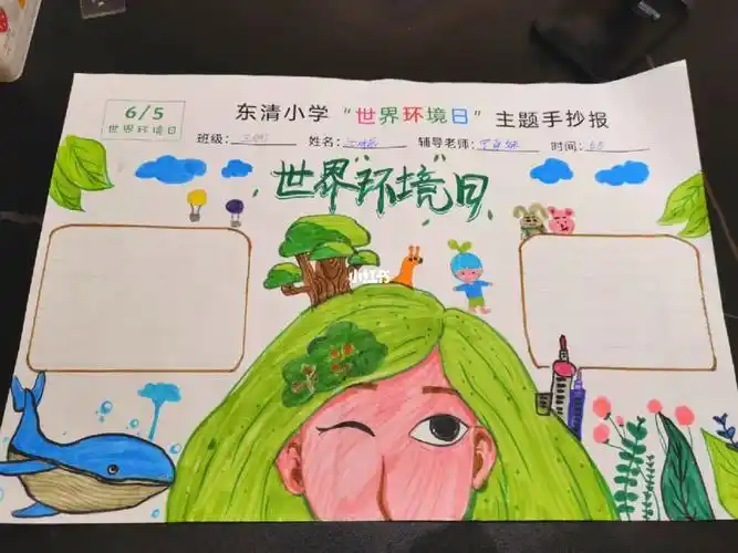 手抄报必备模板 世界地球日